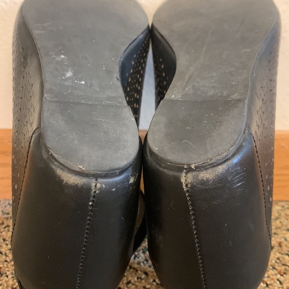 Jeffrey Campbell Black Wedge Cirque Cut-Out Ankle Strap Heels, size 8 - Picture 11 of 11